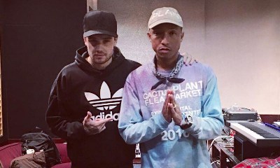 Liam Payne Hits the Studio With Pharrell Williams