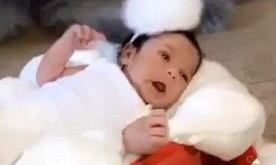 Watch: Baby Dream Models Daddy Rob Kardashian's Christmas Socks