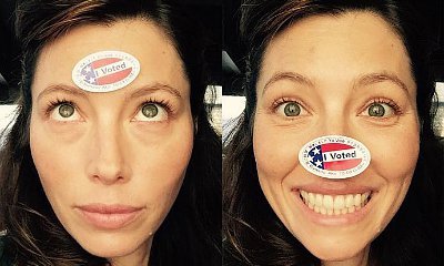 Jessica Biel Makes Fun of Her Own Husband Justin Timberlake's Voting Drama
