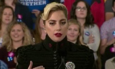 Lady GaGa Rocks Michael Jackson's Jacket at Hillary Clinton's Final Rally Before Election