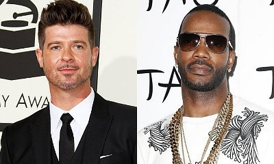Listen to Robin Thicke and Juicy J's Catchy New Song 'One Shot'
