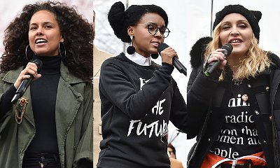 Alicia Keys, Janelle Monae, Madonna Perform at Women's March on Washington