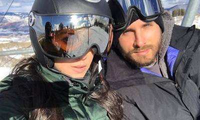 Kourtney Kardashian and Scott Disick Share Selfie From Aspen