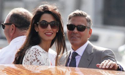 Amal Sports Rounder Tummy During Outing With George Clooney in Barcelona