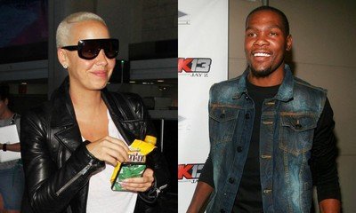 New Couple Alert? Amber Rose Spotted Partying With Kevin Durant
