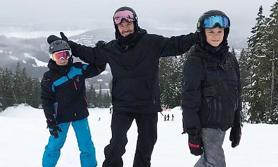David Beckham and Victoria Enjoy Snowboarding as Son Brooklyn Breaks His Collarbone After Nasty Fall