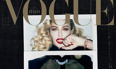 Madonna Flaunts Nipples on Vogue Italia Cover