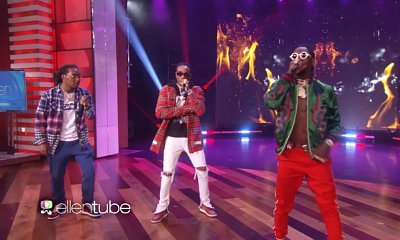 Watch Migos' Energetic Performance of 'Bad and Boujee' on 'Ellen'
