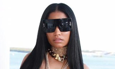 Nicki Minaj Wears Skimpy Bodysuit on Set of New Music Video