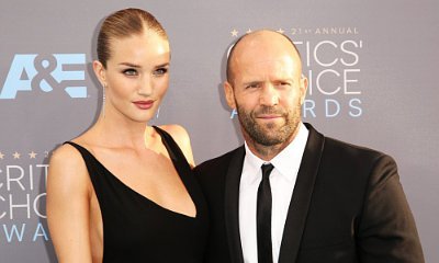 Pregnant Rosie Huntington-Whiteley Covers Baby Bump in Trench Coat on Lunch Date With Jason Statham