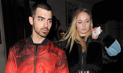 Sophie Turner Holds Tight to Beau Joe Jonas on a Dinner Date in London