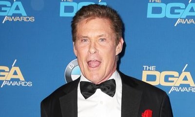 David Hasselhoff Goes Shirtless as He Films 'Knight Rider' Reboot