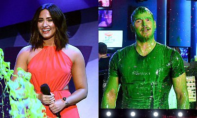Demi Lovato and Chris Pratt Get Slimed at 2017 Kids' Choice Awards