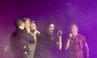 NSYNC's Former Member Lance Bass Joins Backstreet Boys Onstage in Las Vegas