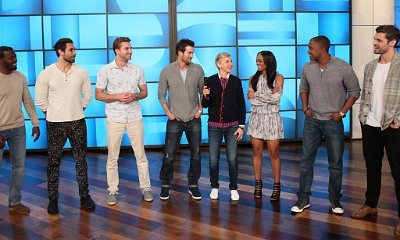 'The Bachelorette' Six New Suitors Strip Down During Group Date on 'Ellen Show'