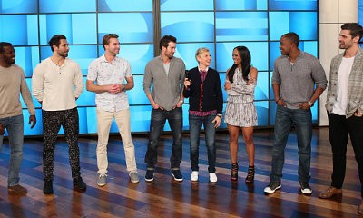 'The Bachelorette' Six New Suitors Strip Down During Group Date on 'Ellen Show'