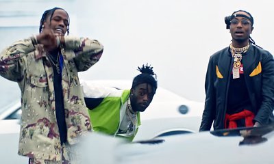 Travis Scott, Lil Uzi Vert, Quavo Racing Through the City in 'Go Off' Music Video