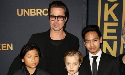 Brad Pitt's All Six Kids Visit Him for the First Time Since Angelina Jolie Split