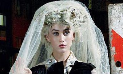 Katy Perry Dresses as a Bride for Vogue