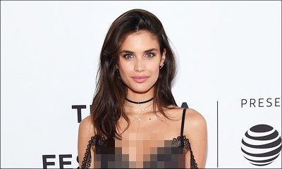 Sara Sampaio Exposes Nipples in See-Through Bustier