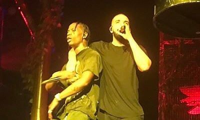 Travis Scott Is Joined by Drake at Portland Show