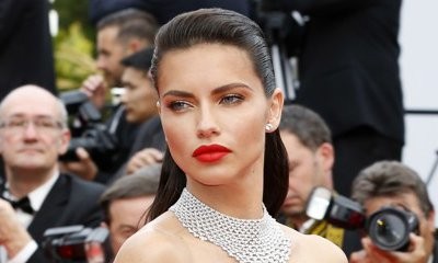 Adriana Lima's Gown Almost Fails to Protect Her Modesty at Cannes