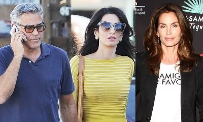 Amal and Cindy Crawford Surprise George Clooney With Birthday Party
