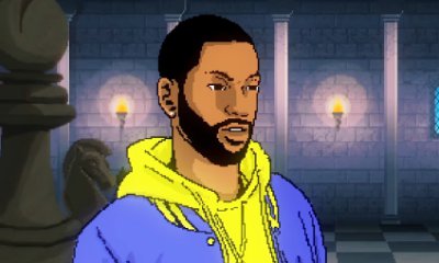 Big Sean Transforms Into 16-Bit Video Game Character in 'Jump Out the Window' Video