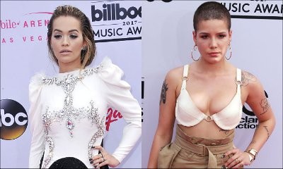 Billboard Music Awards 2017: Rita Ora Flashes Panties, Halsey Wears Bra on Red Carpet