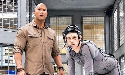 Dwayne Johnson Introduces George the Gorilla in New 'Rampage' Set Photo