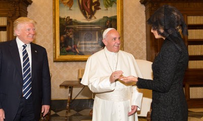 See Hilarious Horror-Themed Memes of Trump's Awkward Photo With Pope Francis