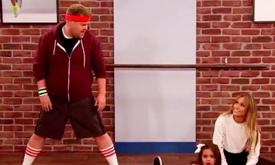 Jennifer Lopez and James Corden Roll, Jump and Split in 'Toddlerography'