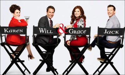 Karen Starts Her Day With Martini in New 'Will and Grace' Poster