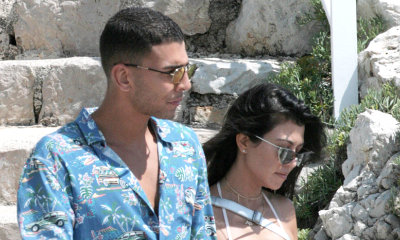 Kourtney Kardashian Flaunts Butt as She Enjoys Jet Ski Ride With Younes Bendjima