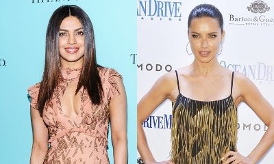 Bikini-Clad Priyanka Chopra and Adriana Lima Get Touchy-Feely on the Beach