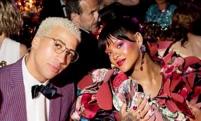 Rihanna Spotted Cozying Up to Olympic Fencer Miles Chamley-Watson at Met Gala After-Party