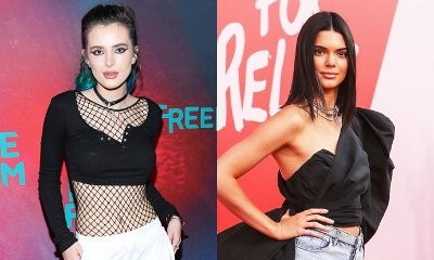 Bella Thorne and Kendall Jenner Go Braless in Sheer Dresses