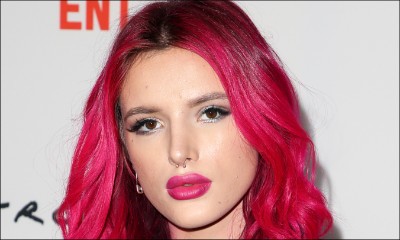 Bella Thorne Flaunts Perky Butt in Skimpy Bikini While Eating Burger