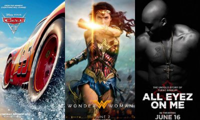 'Cars 3' Beats 'Wonder Woman' With $53.5M at Box Office, Tupac Biopic 'All Eyez on Me' Nabs $27M