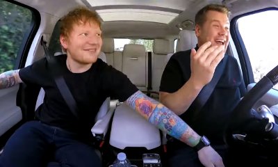 Ed Sheeran Gets Handsy With James Corden in New 'Carpool Karaoke'