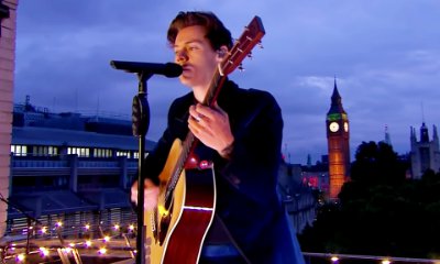 Watch Harry Styles' Mesmerizing Rooftop Performance of 'Two Ghosts' on 'The Late Late Show'