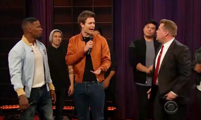 Watch James Corden, Jamie Foxx and Ansel Elgort Battle in 'Phenomenal' Riff-Off