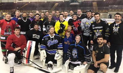 Justin Bieber Plays Ice Hockey With Manchester Storm, Donates His Stick for Auction