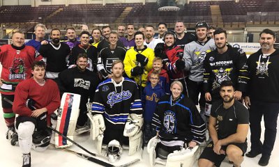 Justin Bieber Plays Ice Hockey With Manchester Storm, Donates His Stick for Auction
