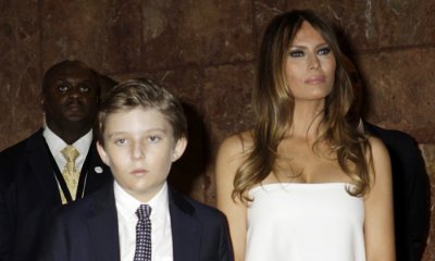 First Lady Melania Trump and Son Barron Officially Move Into White House