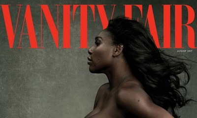 Pregnant Serena Williams Poses Nearly Nude for Vanity Fair