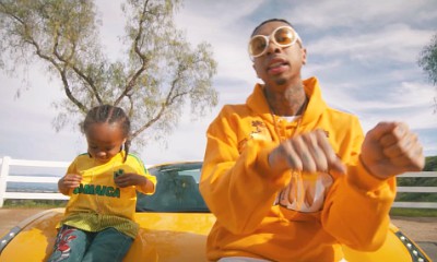 Tyga Premieres Fun Video for 'Flossin' Featuring His Son King Cairo