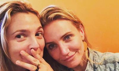 Drew Barrymore and Cameron Diaz Reunite for Furniture Shopping in Los Angeles