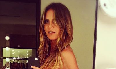 Heidi Klum Goes Topless in New Selfie
