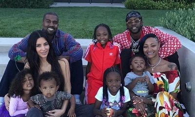 Jay-Z Who? Kanye West Looks Happy During 4th of July Party With 2 Chainz and Family